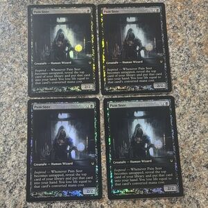 MTG Magic the Gathering Pain Seer x4 Full Art Promo